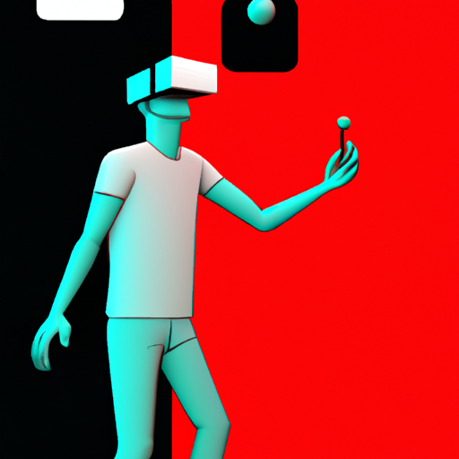 תמונה של משתמש שעוסק באפליקציה מבוססת AR/VR, ומראה את החוויה הסוחפת שהיא מספקת.