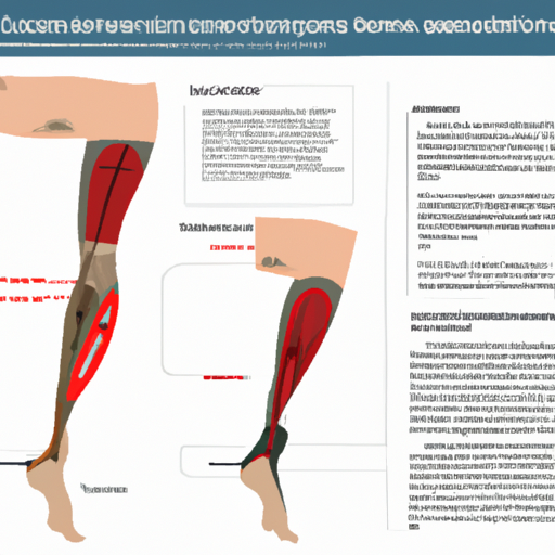 אינפוגרפיקה המציגה סיבוכים אפשריים הקשורים להיצרות רגליים.