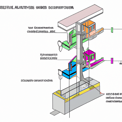 תרשים המציג את תכונות הבטיחות המשופרות במערכות מעליות עכשוויות.